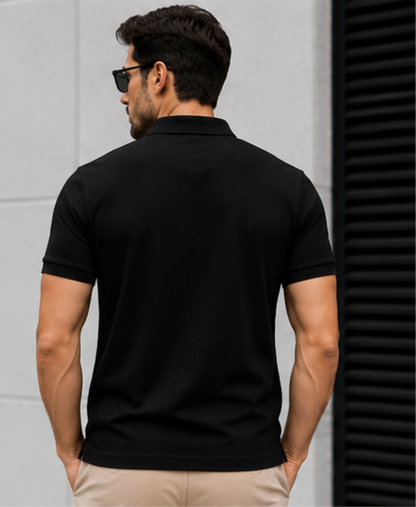 ARVO Premium Black Polo Shirt