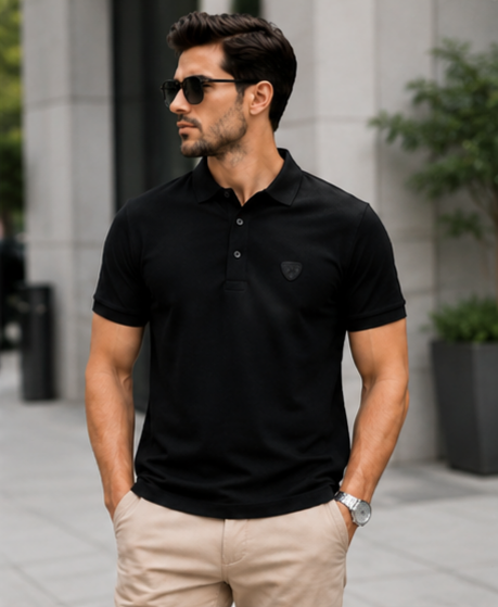 ARVO Premium Black Polo Shirt