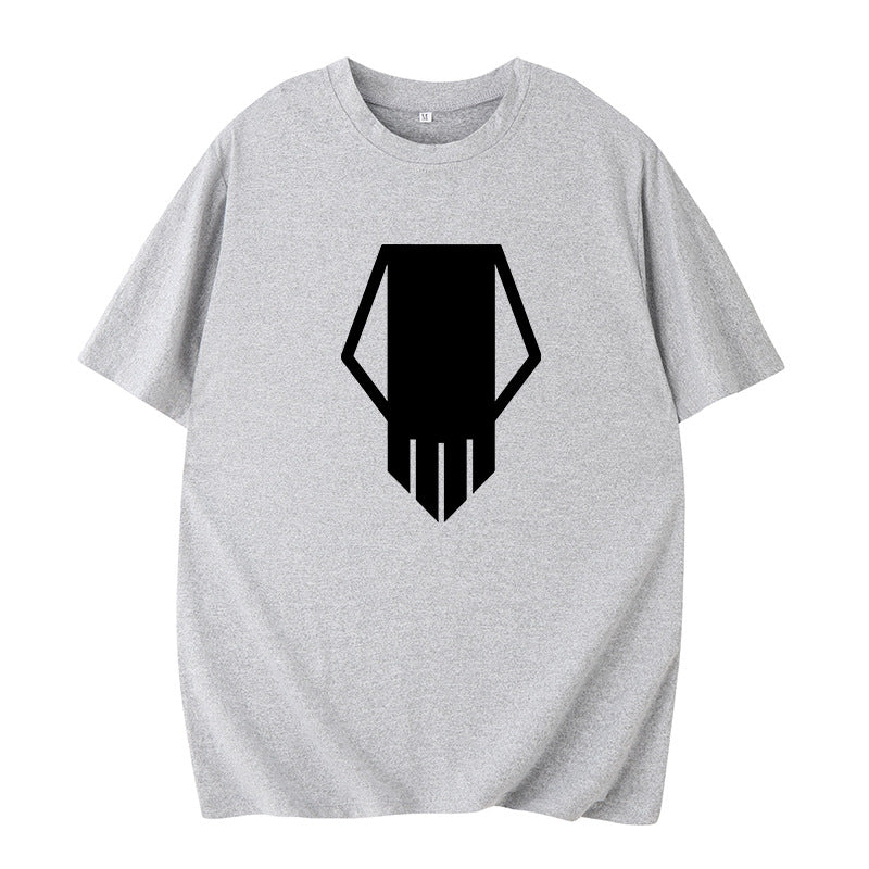 My Hero Academia T-Shirt Black Skull Design Plus Size Summer