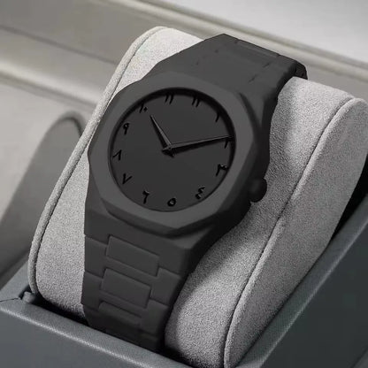 Black Arabic Aura Watch