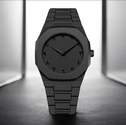 Black Arabic Aura Watch