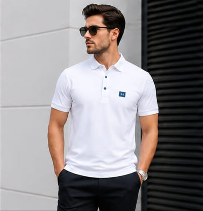 ARVO Premium White Polo Shirt
